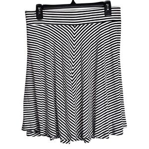 3/$20 LOFT Black and White Knee Length Skirt